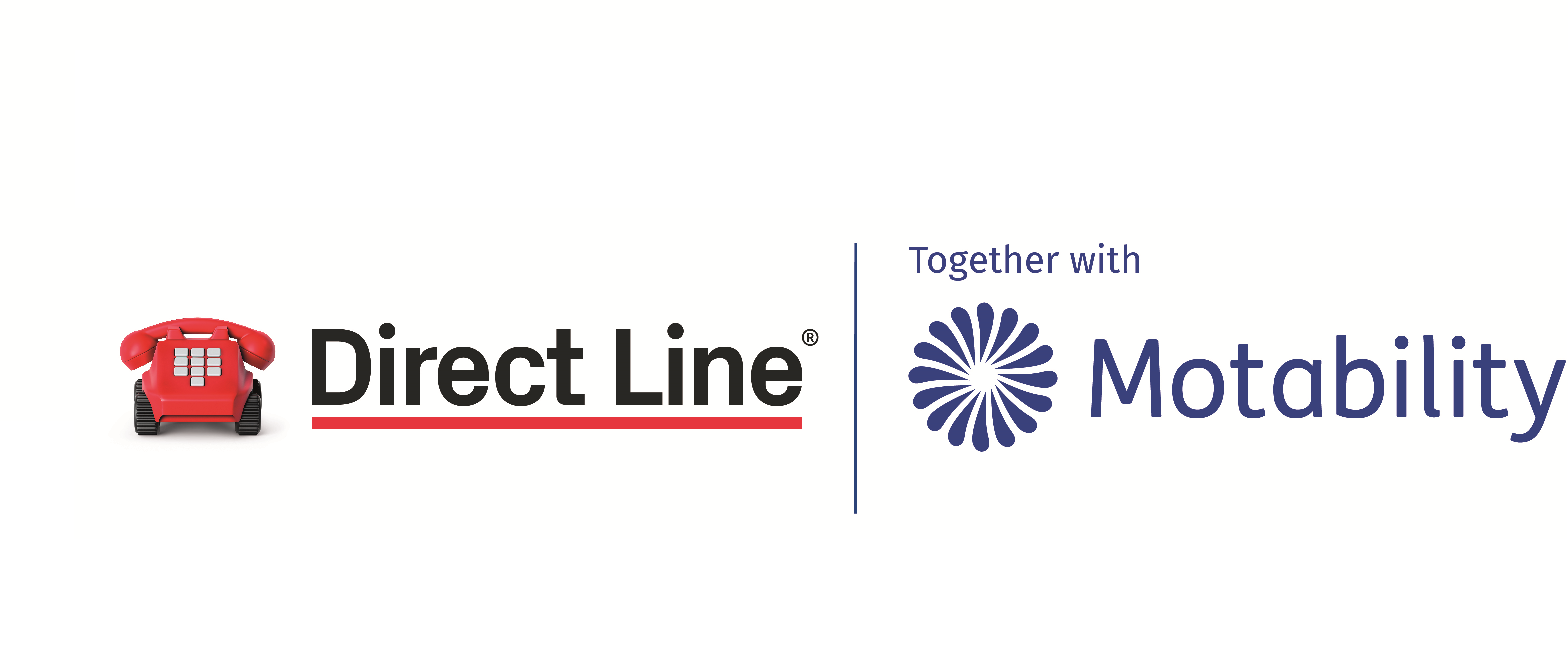 DirectLine together with Motability logo